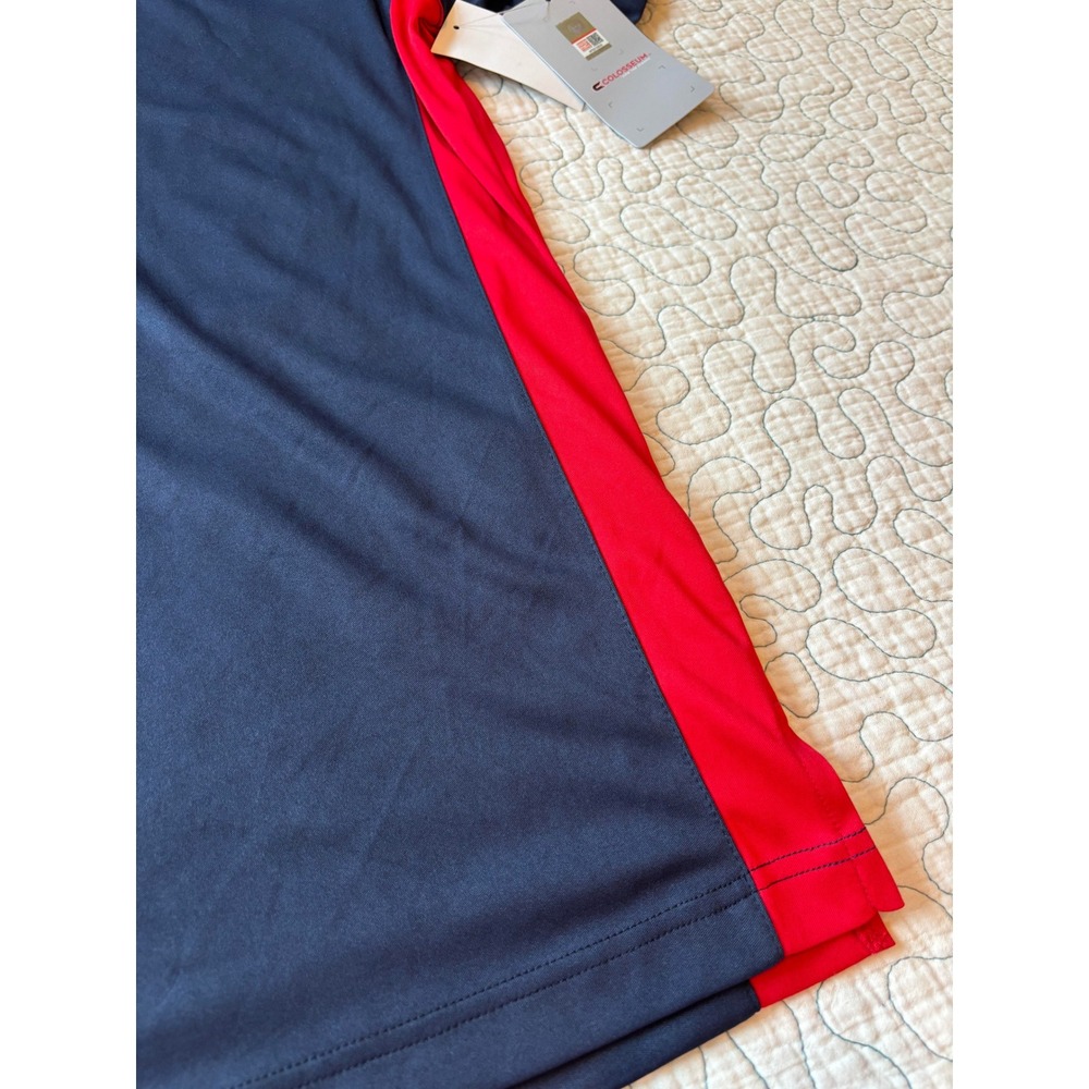 Colosseum Arizona Wildcats Mens Large Navy Red Performance Polo Shirt - Picture 4 of 6